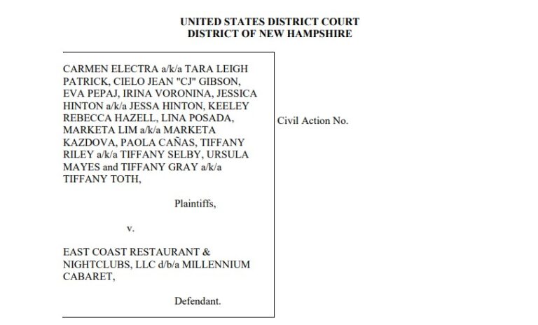 Carmen Electra and 11 Models Sue a New Hampshire Strip Club — and It Should Make You Think